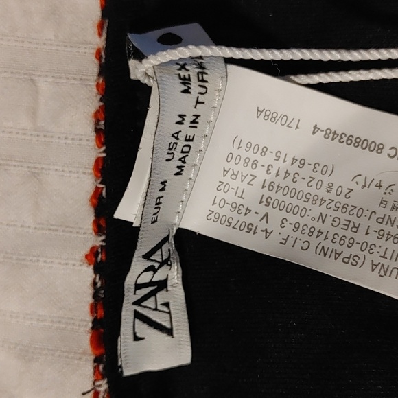 NWT Zara Tweed Bandeau/Crop Top - Picture 7 of 10